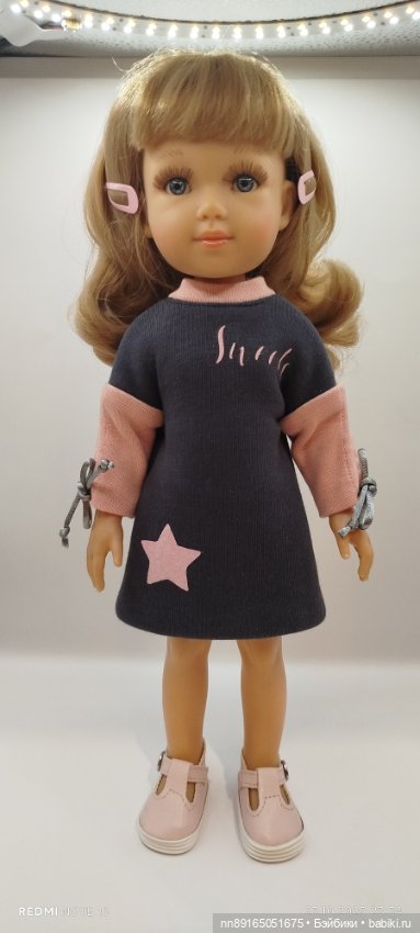 Платье для куклы Паола Рейна 32-34 см и Руби Ред 31 см (фото 4)