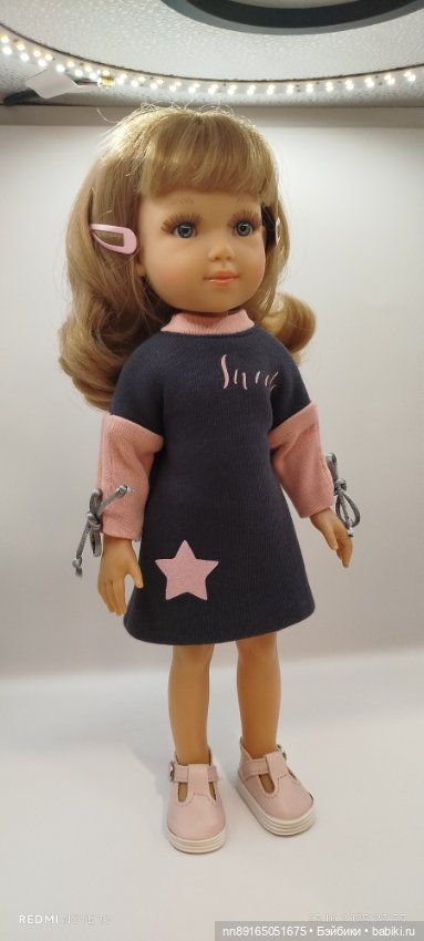 Платье для куклы Паола Рейна 32-34 см и Руби Ред 31 см (фото 5)