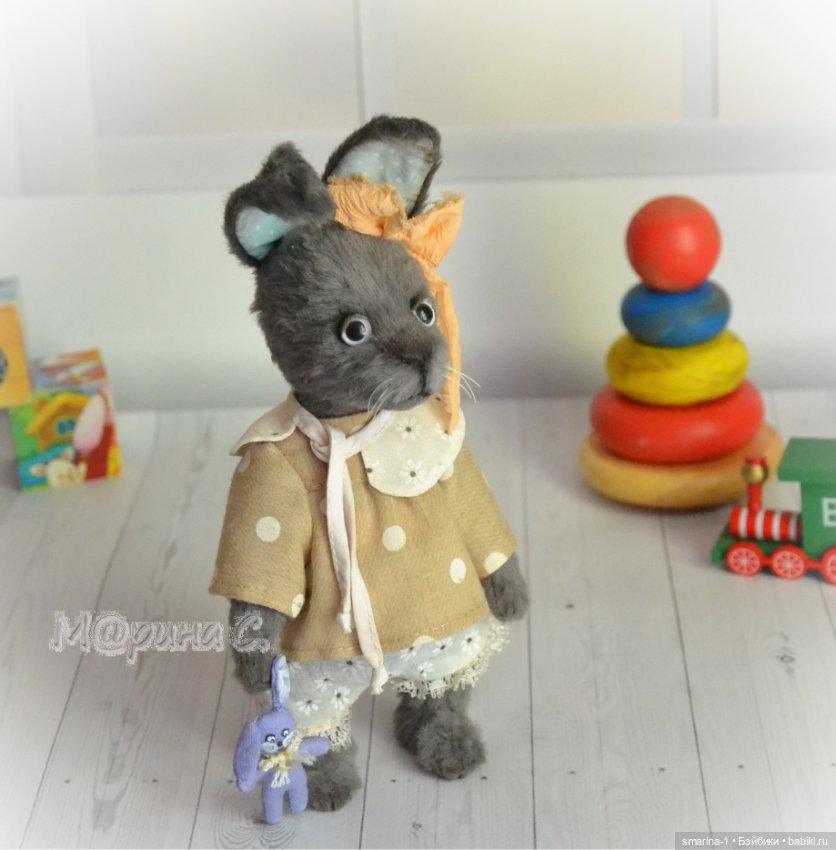 Зайка Растрёпа — Авторские игрушки (фото 2)