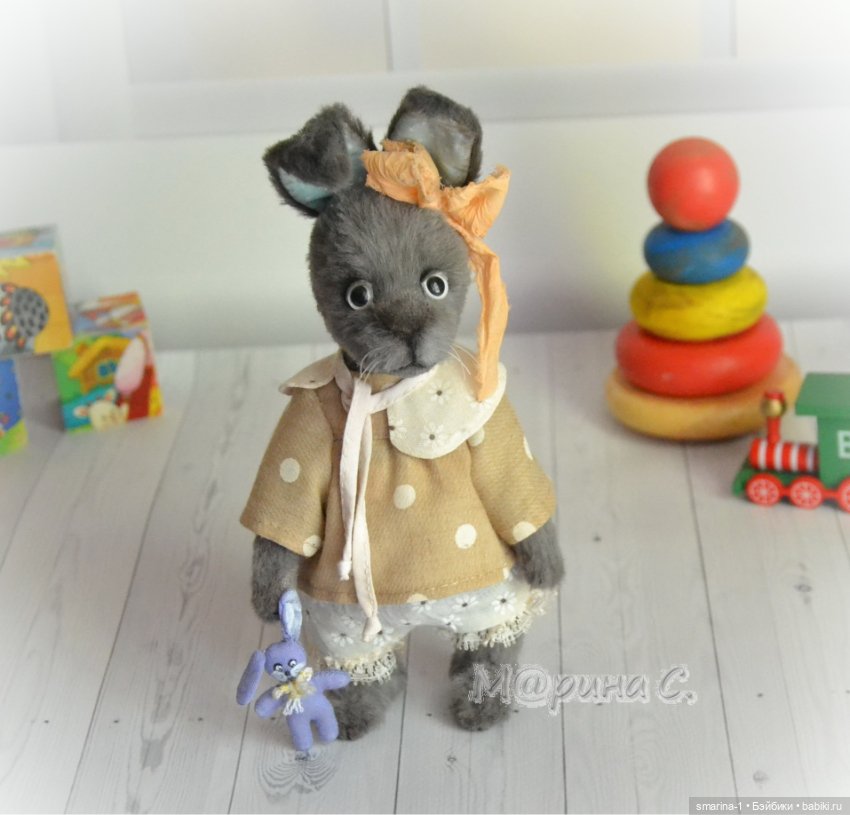 Зайка Растрёпа — Авторские игрушки (фото 4)