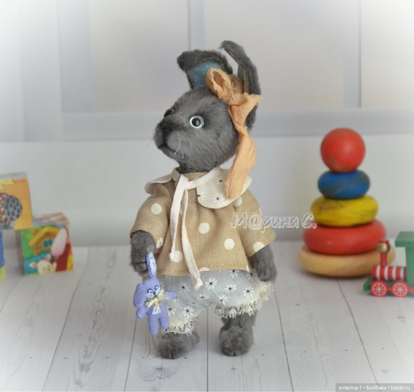Зайка Растрёпа — Авторские игрушки (фото 3)