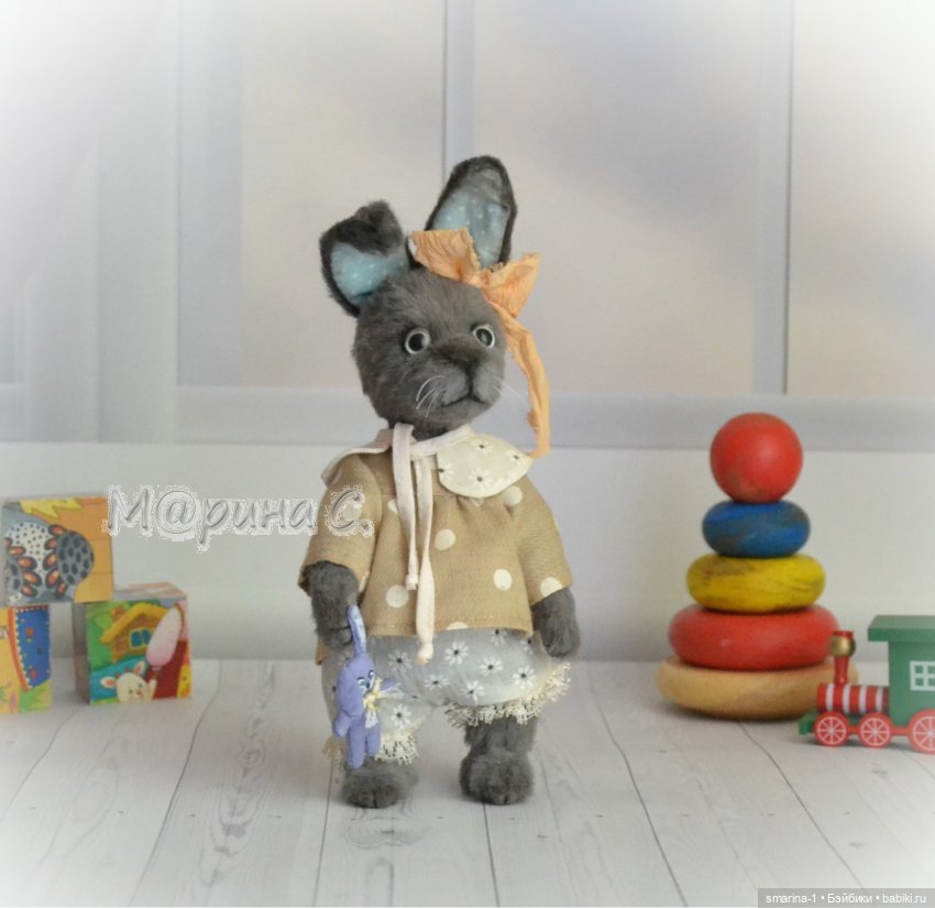 Зайка Растрёпа — Авторские игрушки (фото 5)