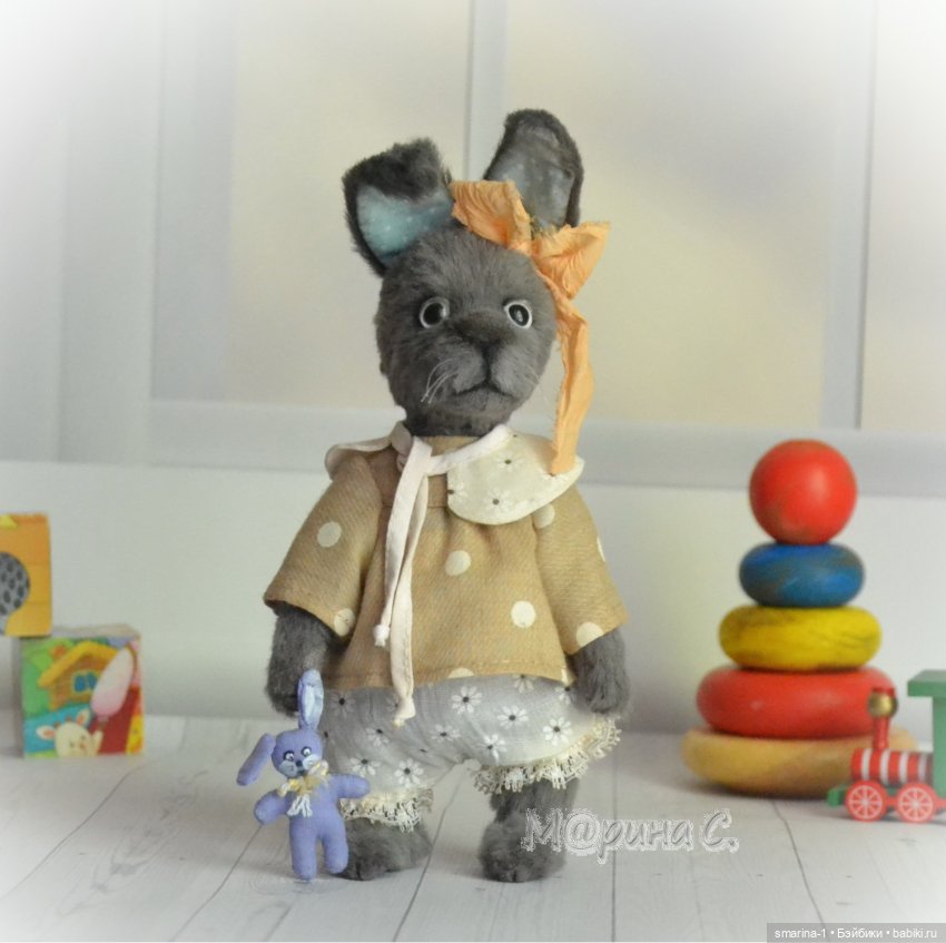 Зайка Растрёпа — Авторские игрушки