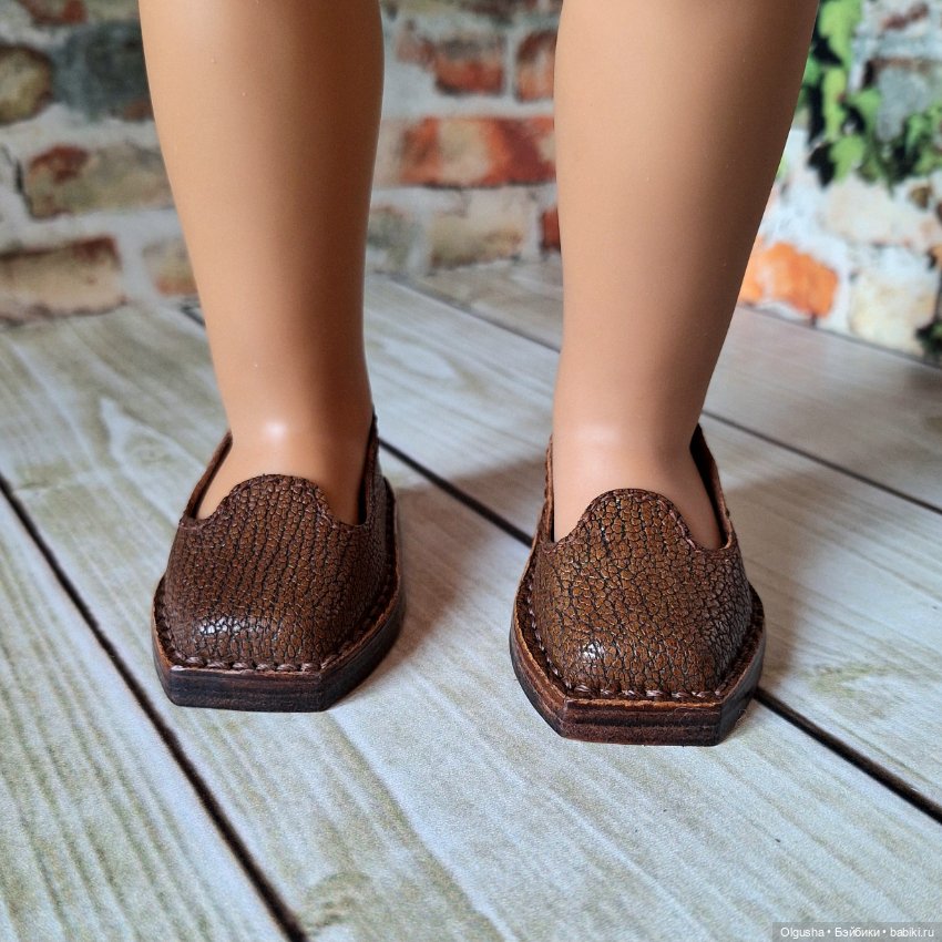 Туфельки-балетки на кукол Готц50 (фото 5)