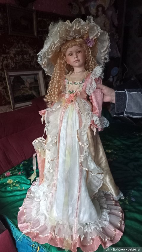 Большая барышня — Фарфоровые куклы (фото 2)