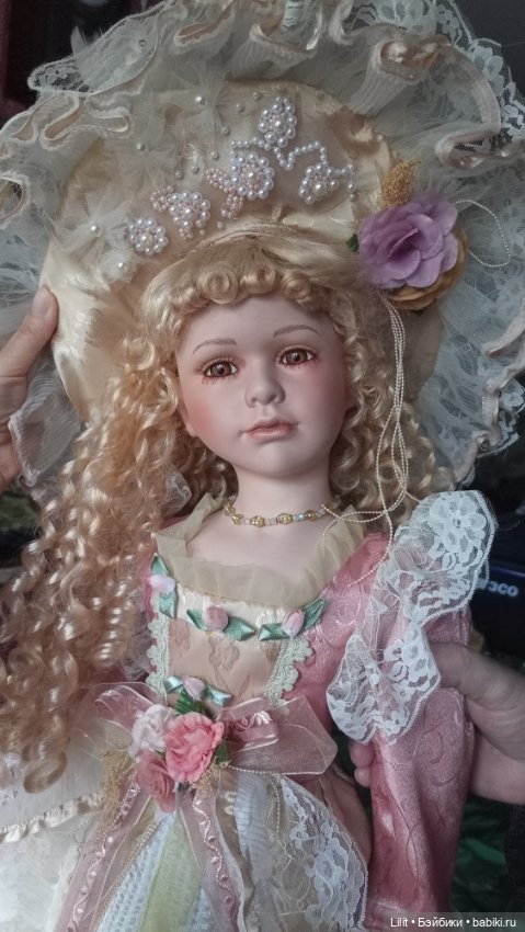 Большая барышня — Фарфоровые куклы (фото 6)
