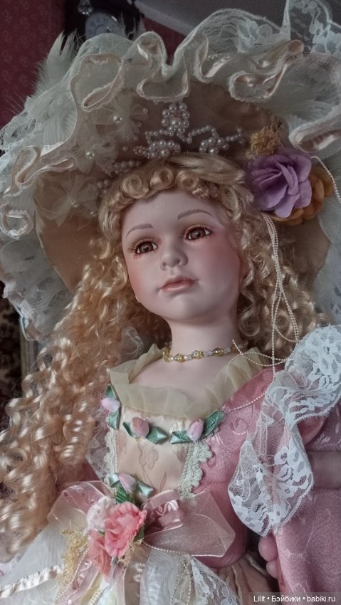 Большая барышня — Фарфоровые куклы (фото 5)