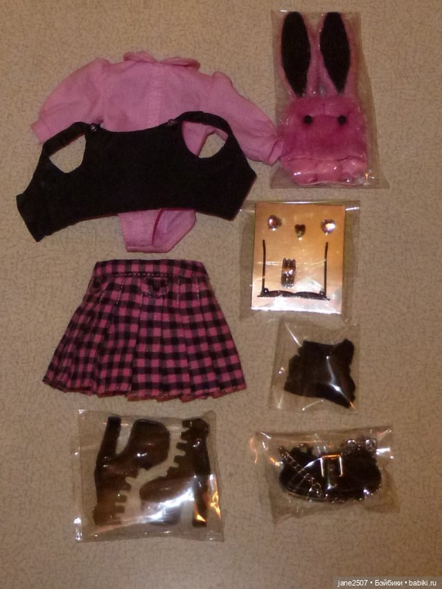 Полный аутфит Nippon Misaki Moody Bunny новый (Integrity toys, размер Poppy Parker)