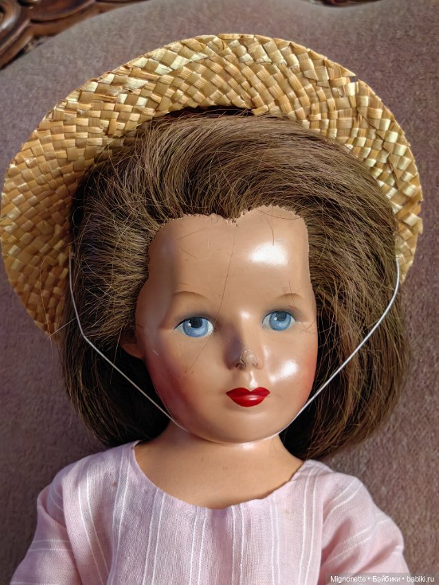 Monica- "живые волосы" — Антикварные куклы