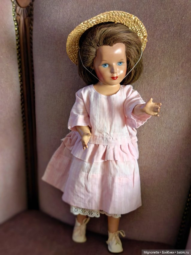Monica- "живые волосы" — Антикварные куклы (фото 4)