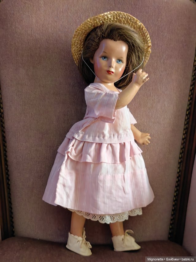 Monica- "живые волосы" — Антикварные куклы (фото 7)