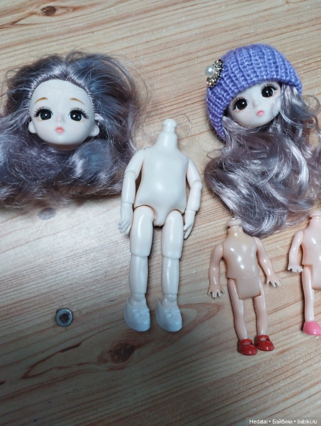 Лот малышек Баболи и др — Тела и головы для кукол (фото 3)