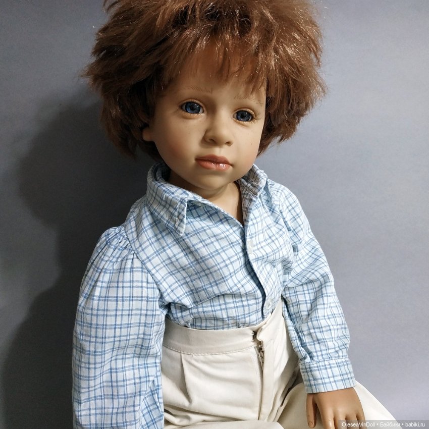 Мальчик Leon (Sebastian) от Pamela Erff. Лимитированная Коллекционная Кукла (фото 6)