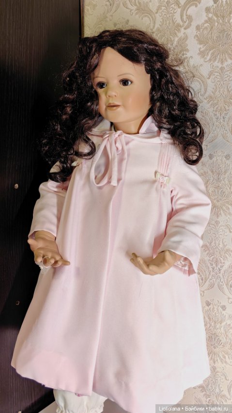Большая виниловая кукла от Inge Tenbusch 90 см 2003 год (фото 4)