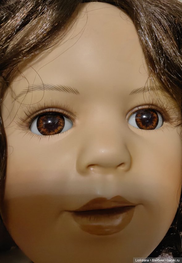 Большая виниловая кукла от Inge Tenbusch 90 см 2003 год