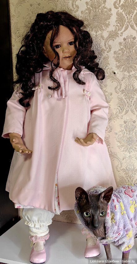 Большая виниловая кукла от Inge Tenbusch 90 см 2003 год