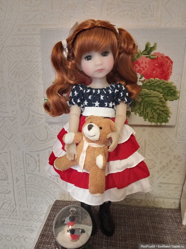 Малышка Ruby Red с двумя паричками (фото 3)