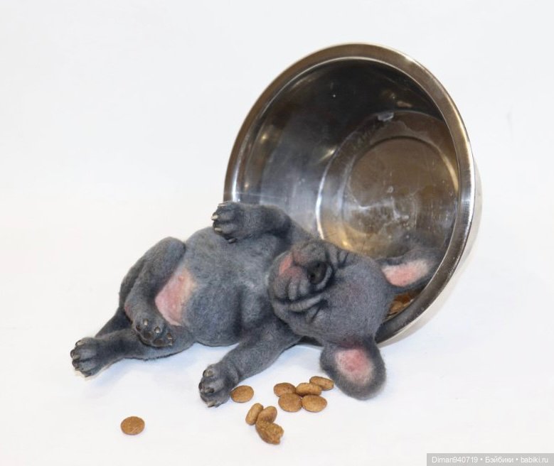 Щенок бульдога — Авторские игрушки (фото 2)