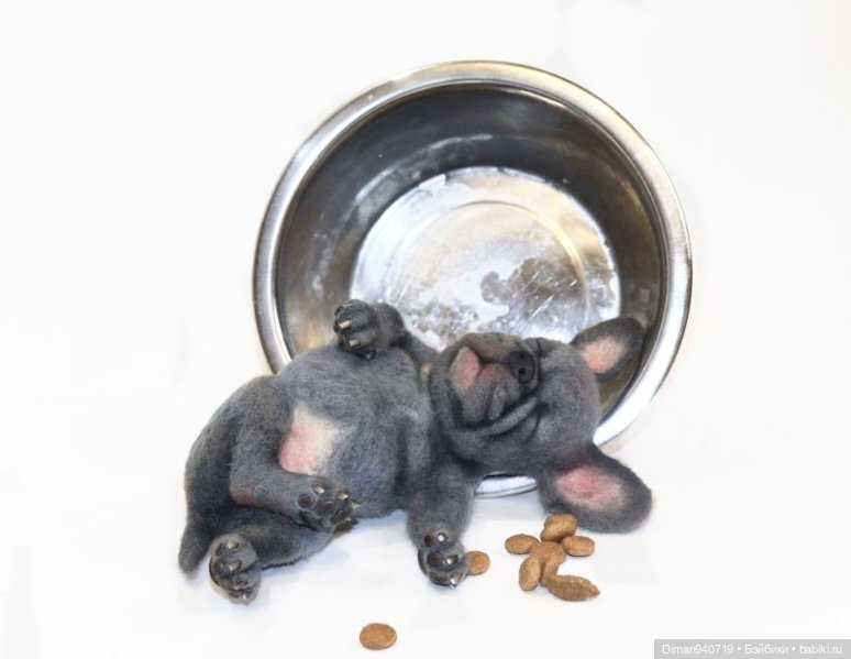 Щенок бульдога — Авторские игрушки (фото 3)