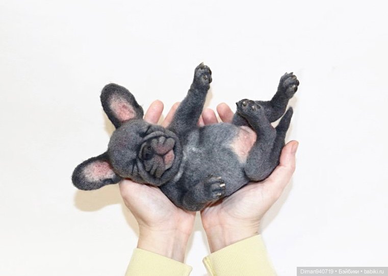 Щенок бульдога — Авторские игрушки (фото 4)