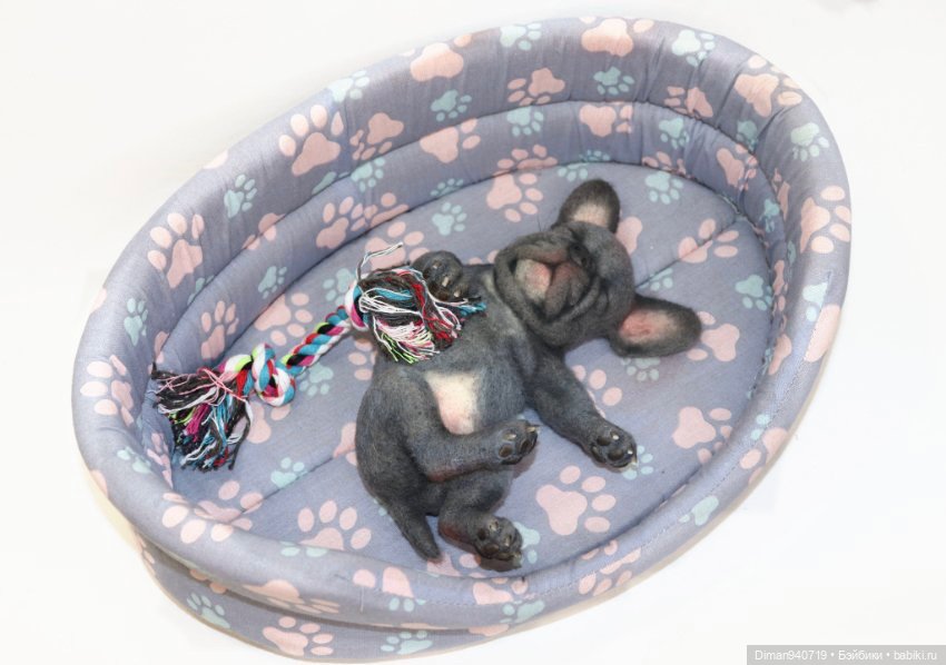 Щенок бульдога — Авторские игрушки (фото 6)