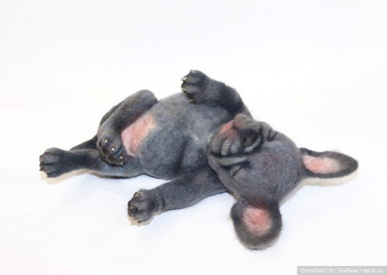 Щенок бульдога — Авторские игрушки (фото 5)