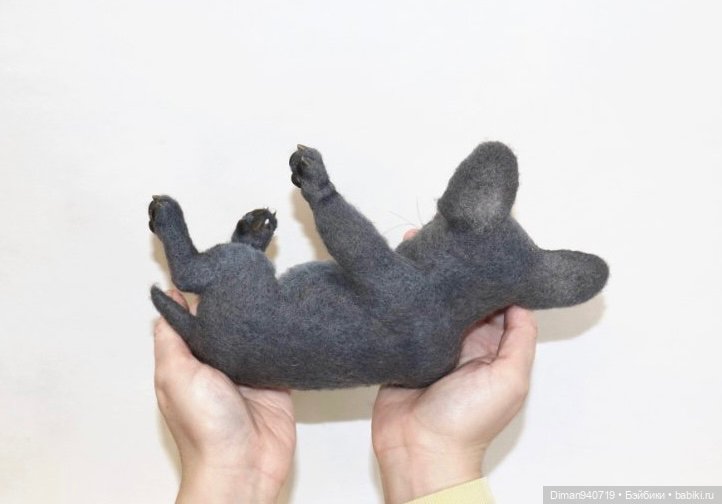 Щенок бульдога — Авторские игрушки (фото 7)