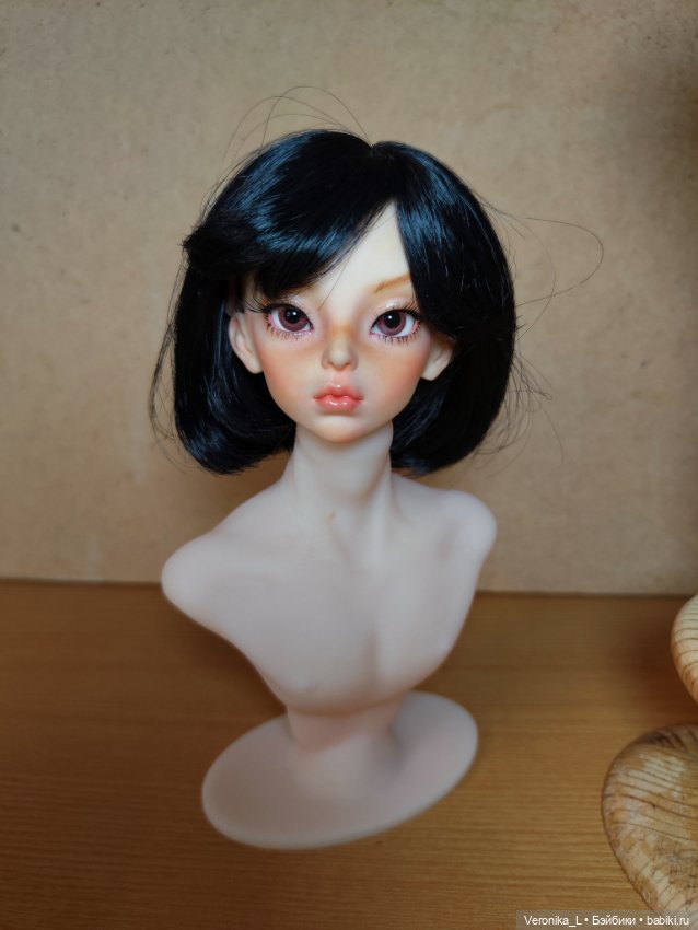 Парики для кукол 1/4 формата, 16-18 см окружность (фото 7)