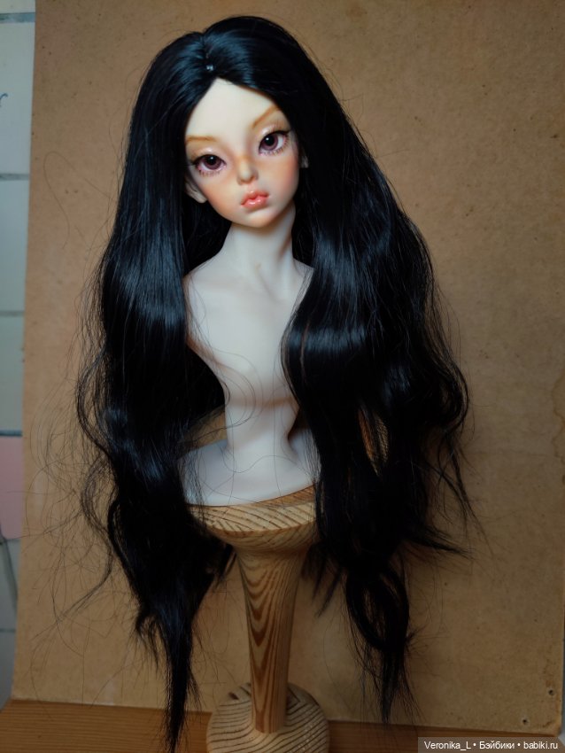 Парики для кукол 1/4 формата, 16-18 см окружность (фото 3)