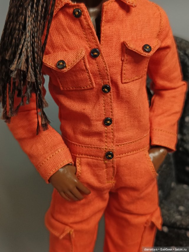 Комбез для Кена барби, цвет кирпичный (фото 7)