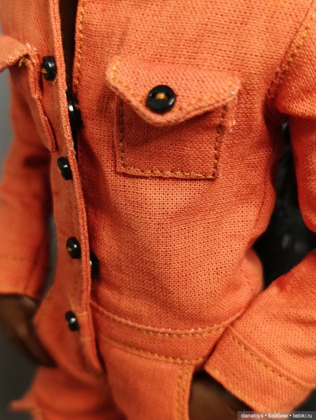 Комбез для Кена барби, цвет кирпичный (фото 8)