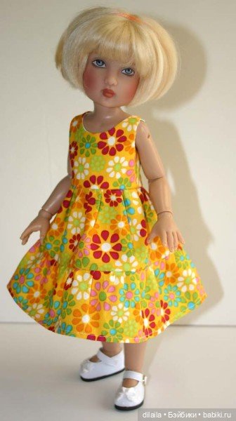 Выкройка PDF в натуральную величину / комбинезон, жакет и платье для куклы Бетани Киш 30 см (фото 2)