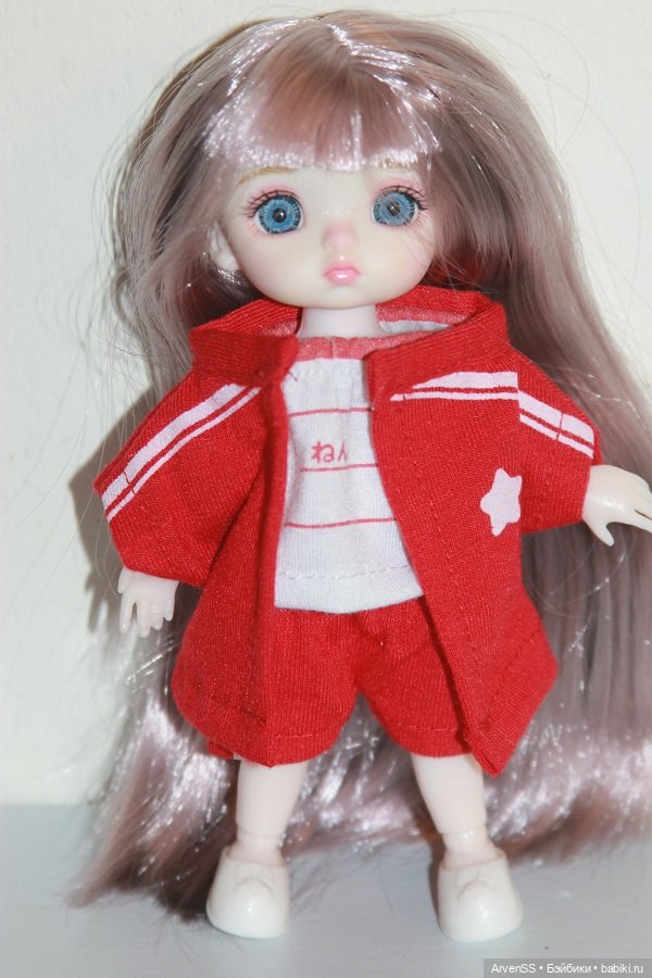 Шарнирная малявочка, созданная на основе головы и тела из японского фикспрайса Seria (фото 8)