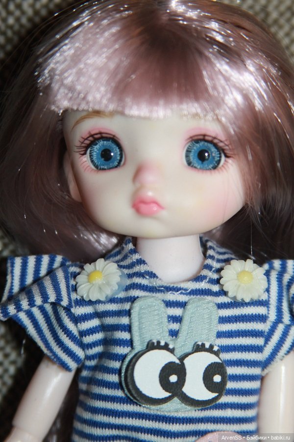 Шарнирная малявочка, созданная на основе головы и тела из японского фикспрайса Seria (фото 3)