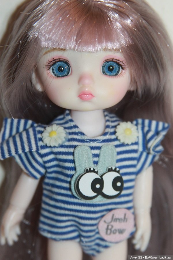 Шарнирная малявочка, созданная на основе головы и тела из японского фикспрайса Seria (фото 6)