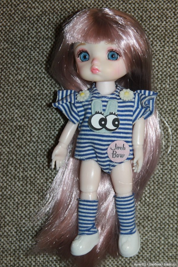 Шарнирная малявочка, созданная на основе головы и тела из японского фикспрайса Seria (фото 2)