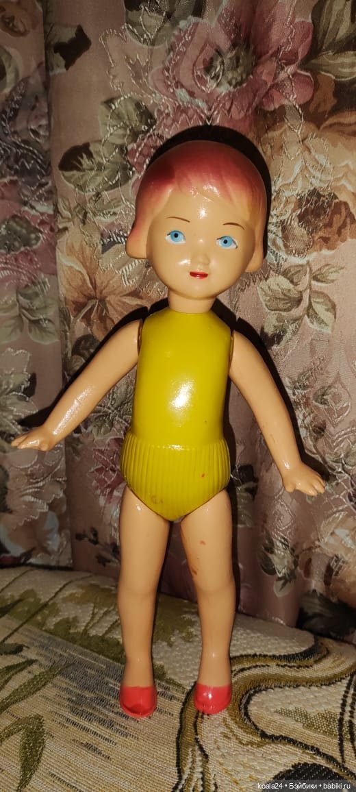 Кукла СССР. Гимнастка, целлулоид