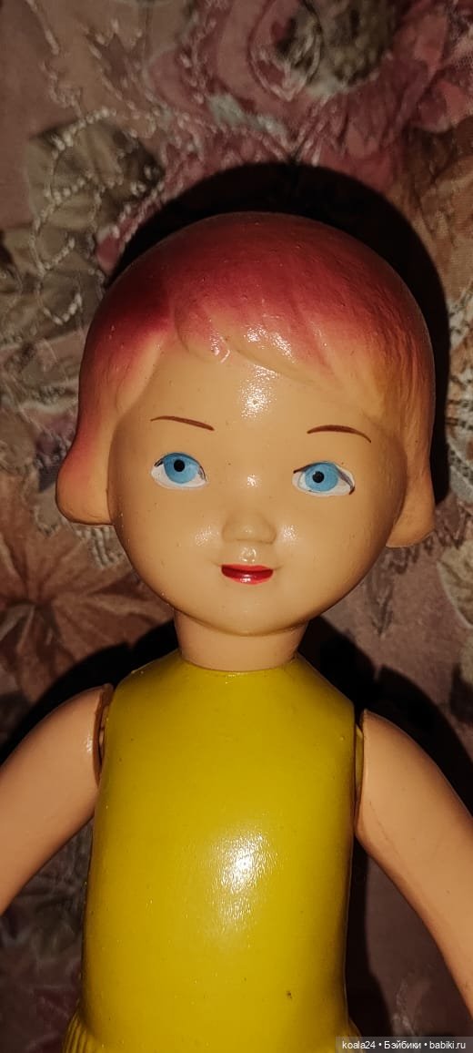 Кукла СССР. Гимнастка, целлулоид (фото 2)