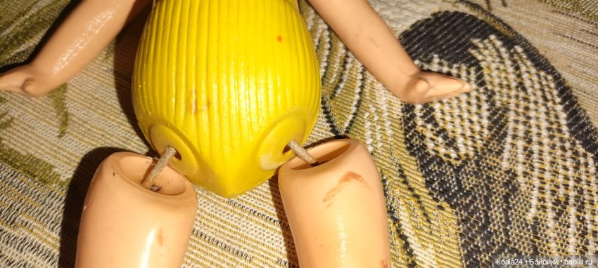 Кукла СССР. Гимнастка, целлулоид