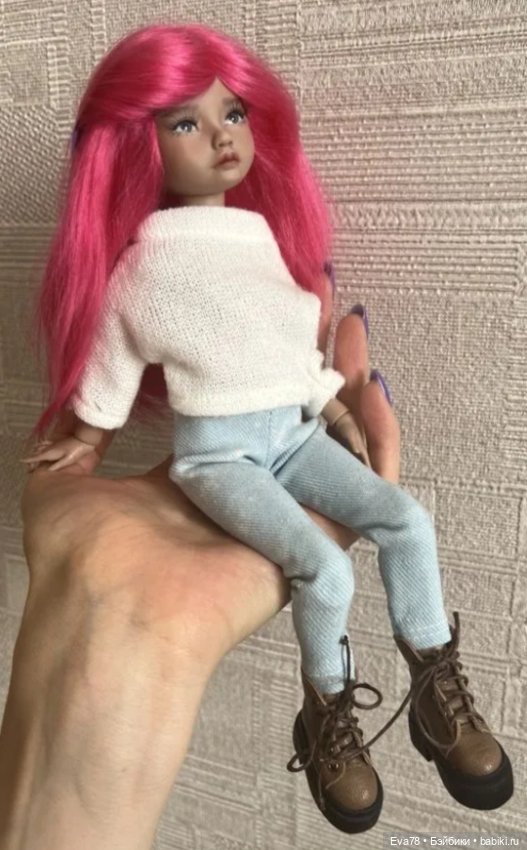 Авторский парик для куклы бжд Esha от Елены Шкаровой (фото 2)
