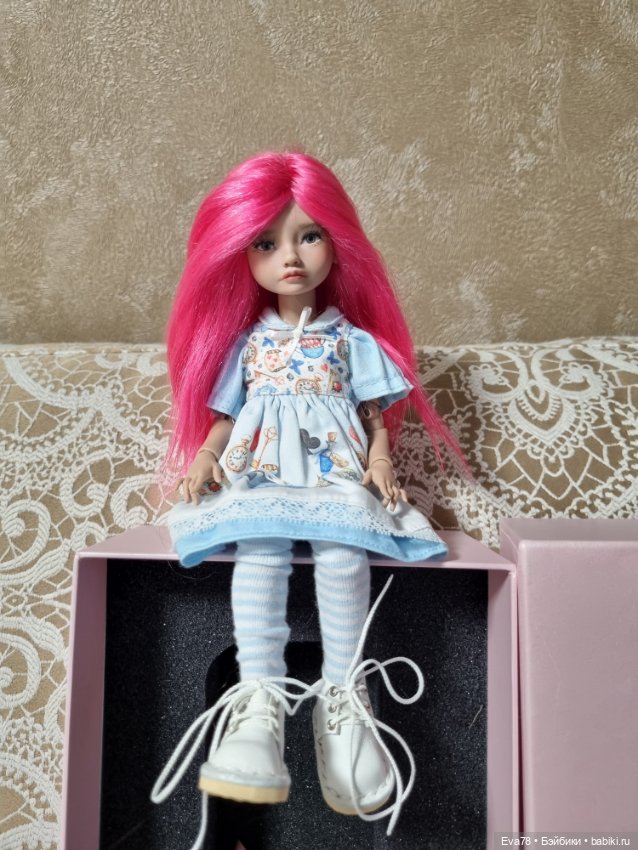 Авторский парик для куклы бжд Esha от Елены Шкаровой