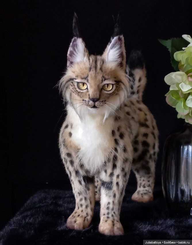 Мягкая игрушка рысь | Иберейская рысь ✨️ (фото 7)