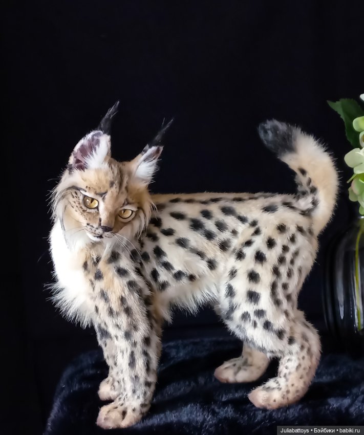 Мягкая игрушка рысь | Иберейская рысь ✨️ (фото 4)