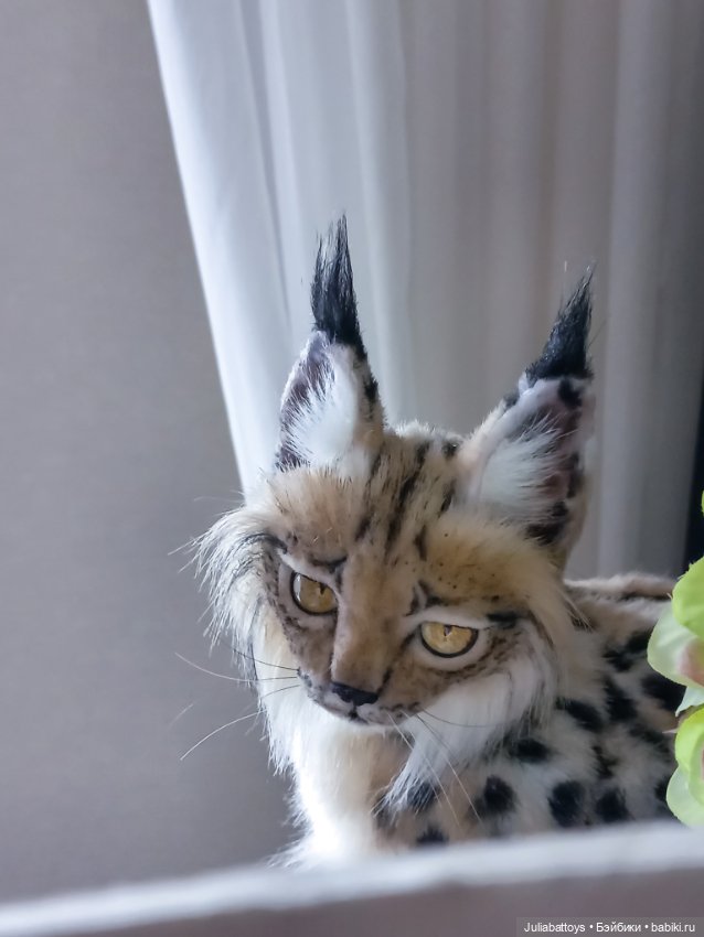 Мягкая игрушка рысь | Иберейская рысь ✨️ (фото 6)