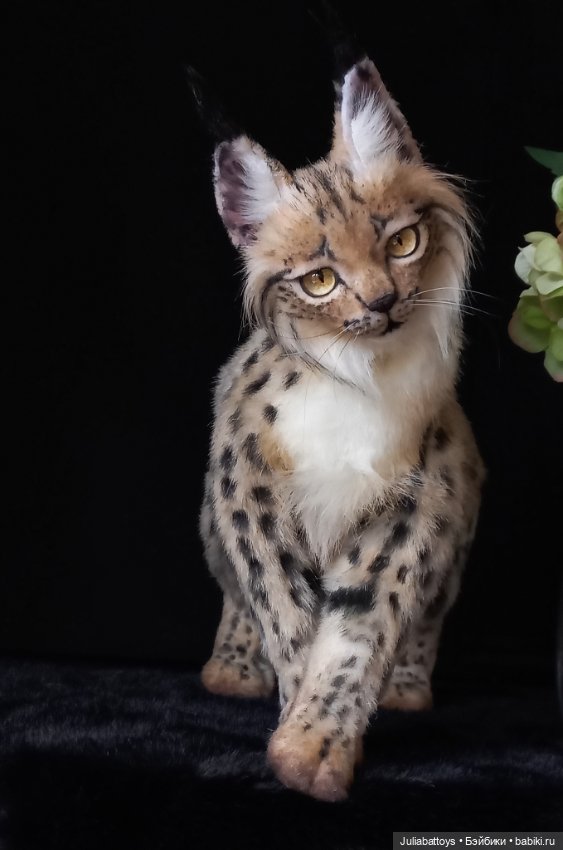 Мягкая игрушка рысь | Иберейская рысь ✨️ (фото 2)