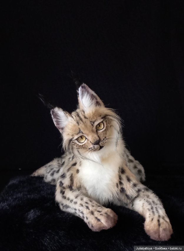 Мягкая игрушка рысь | Иберейская рысь ✨️ (фото 3)