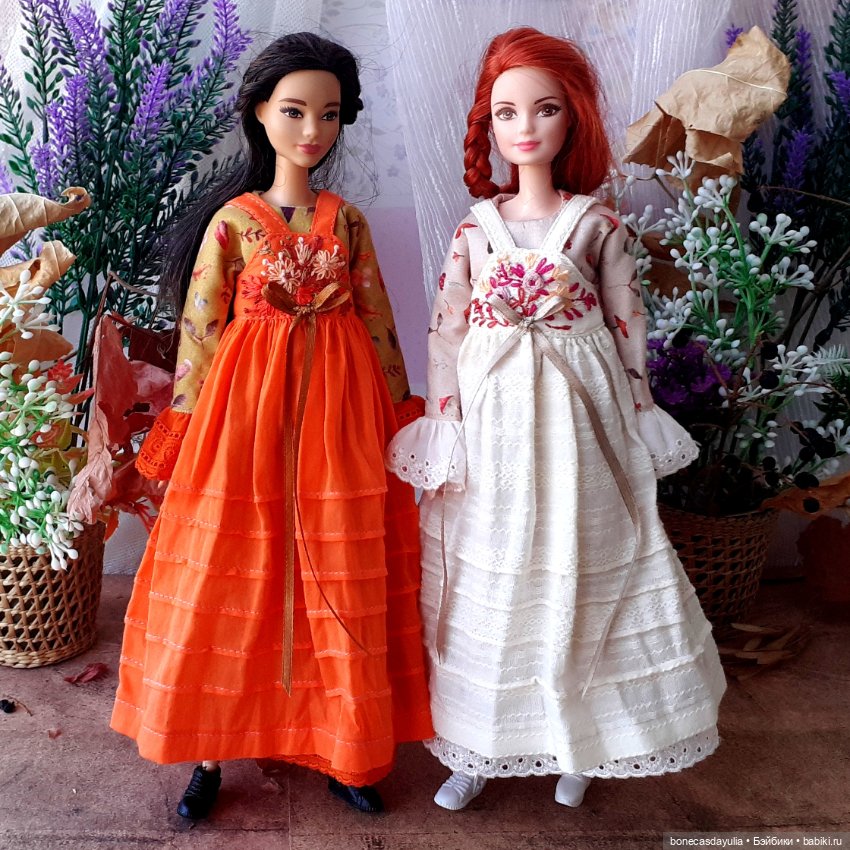 Нарядные комплекты одежды для Барби Barbie в винтажном стиле. Костюм фея/ведьма/золушка/принцесса