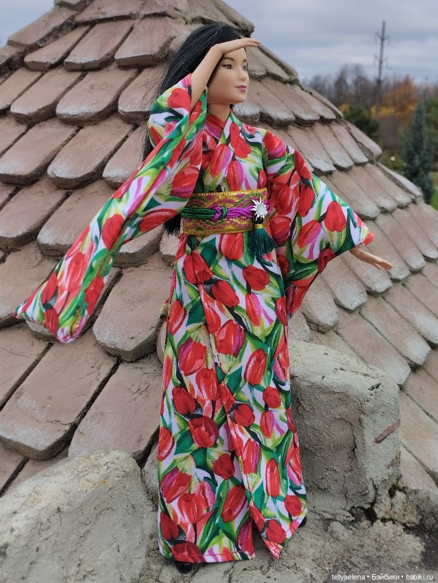 Кимоно для куклы Барби — Одежда для кукол