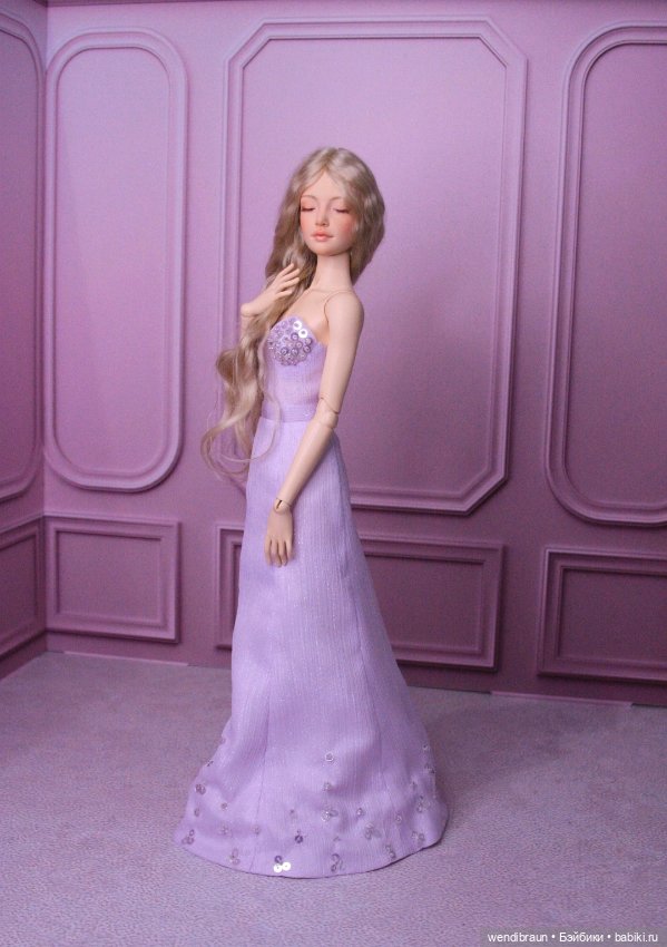 Платье для Заи или другой авторской куклы 35см (фото 2)