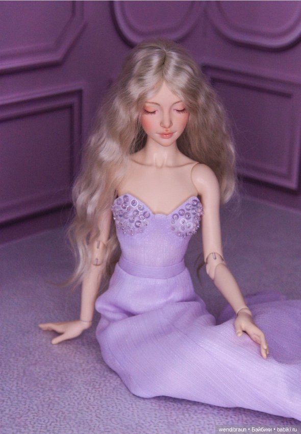 Платье для Заи или другой авторской куклы 35см